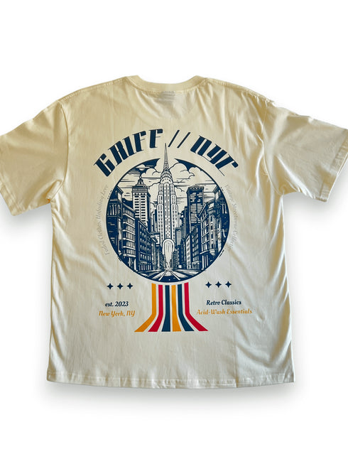 The City Throwback Tee // Cream
