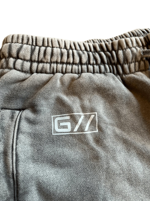 Premium Acid-Washed Sweat Pant // Faded Grey