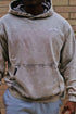 Premium Acid Washed Hoodie // Faded Grey