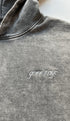 Premium Acid Washed Hoodie // Faded Grey